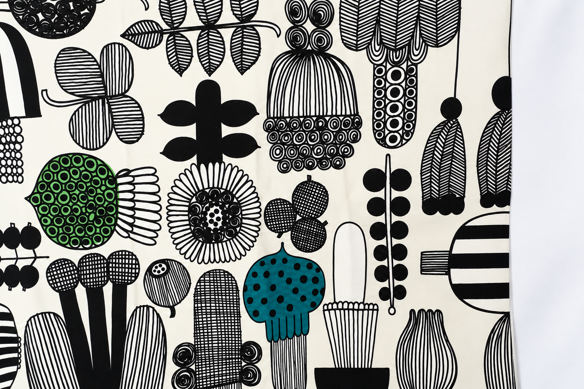 marimekko fabric “Puutarhurin Parhaat”
