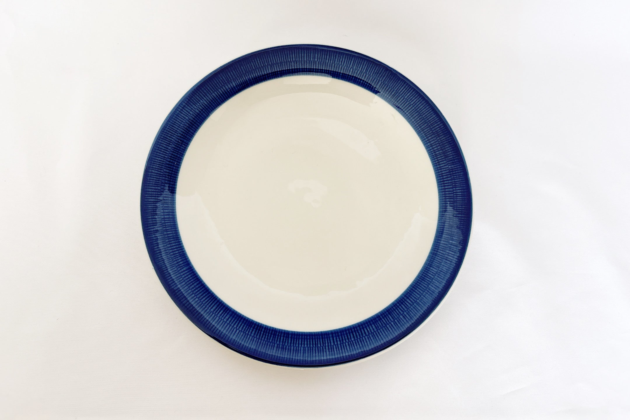 Rörstrand KOKA プレート｜北欧ヴィンテージの青いリム皿 – pieni onnea