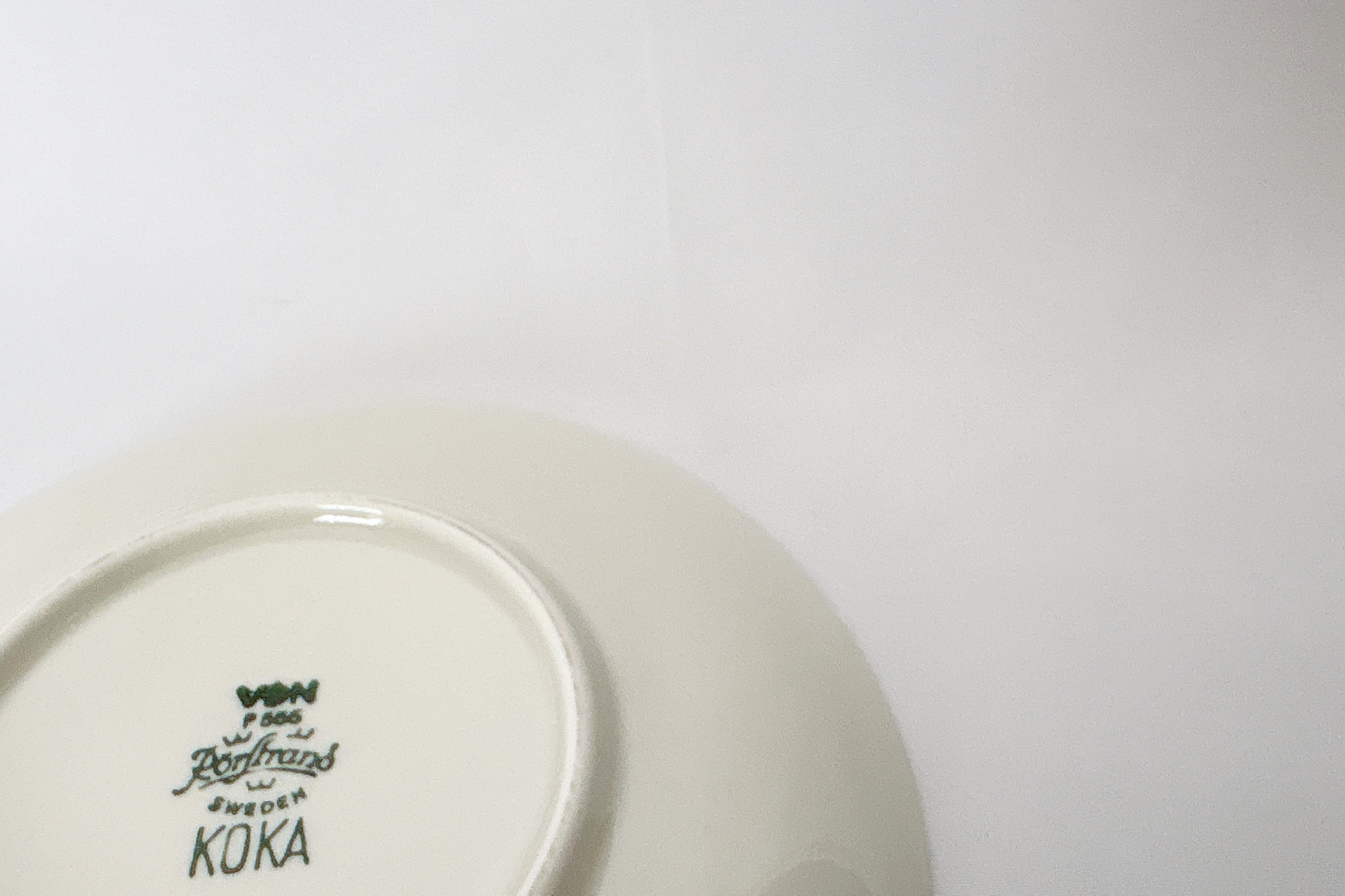 Rörstrand KOKA カップ＆ソーサー｜ヴィンテージの青が美しい北欧食器