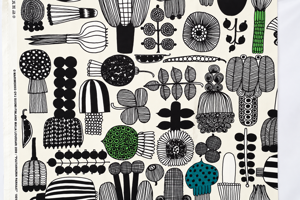 marimekko fabric “Puutarhurin Parhaat”