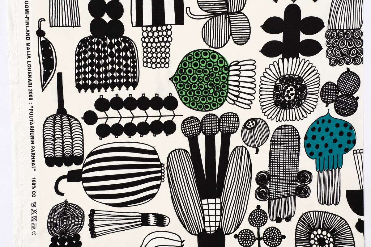 marimekko fabric “Puutarhurin Parhaat”