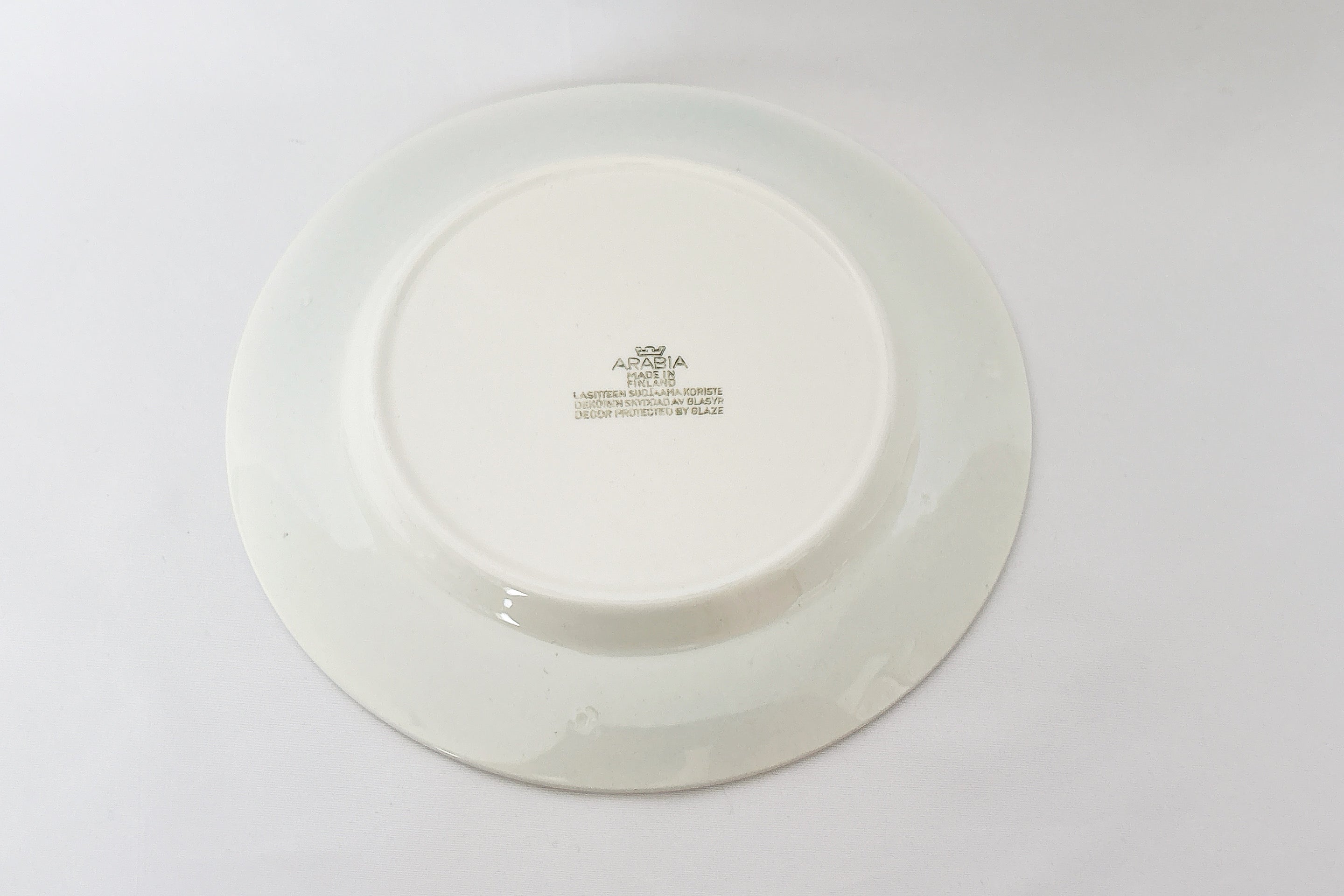 ARABIA Myrtti プレート｜ブルーグリーンが映える北欧ヴィンテージ