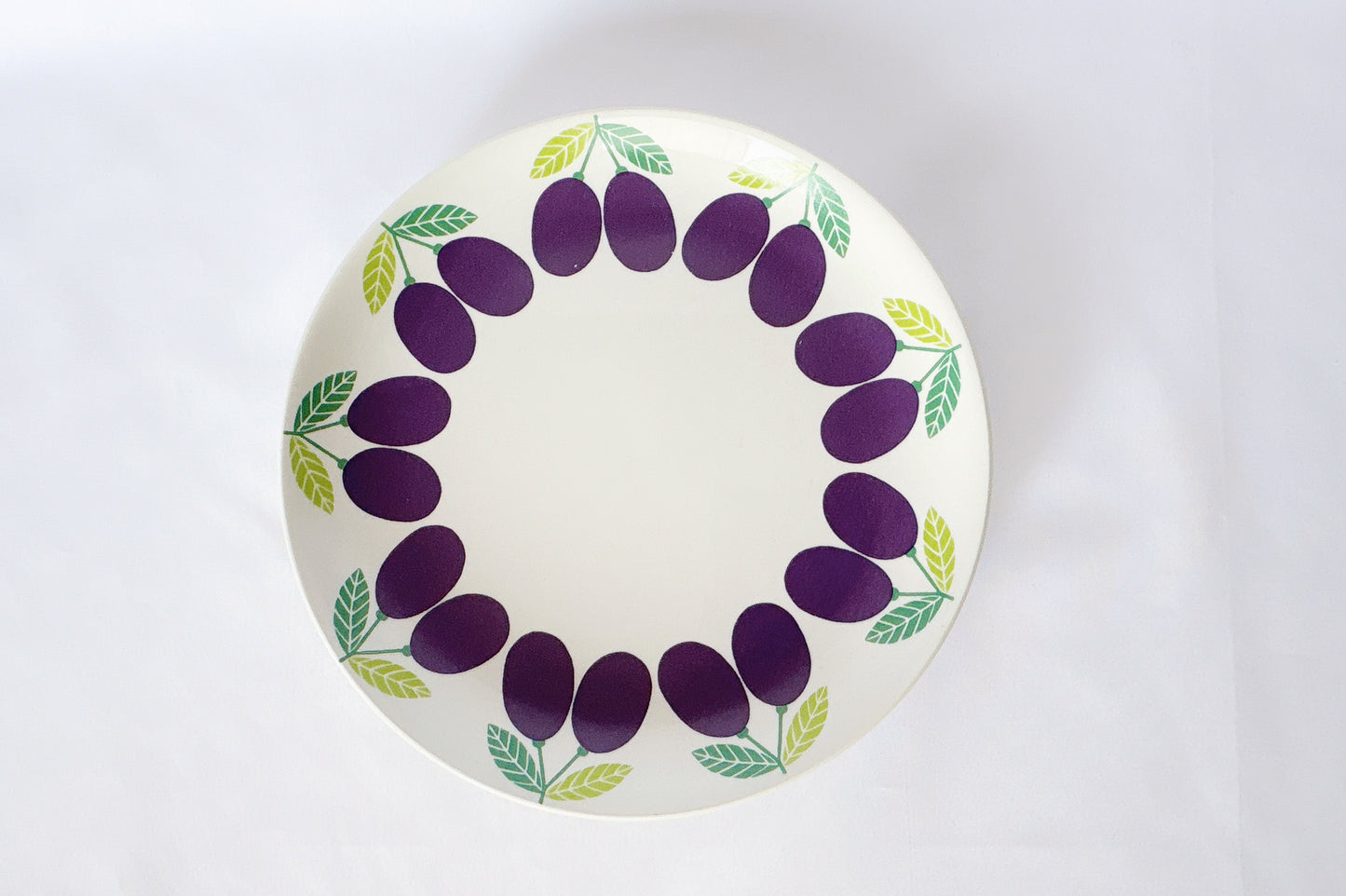 ARABIA Pomona Plate Plum