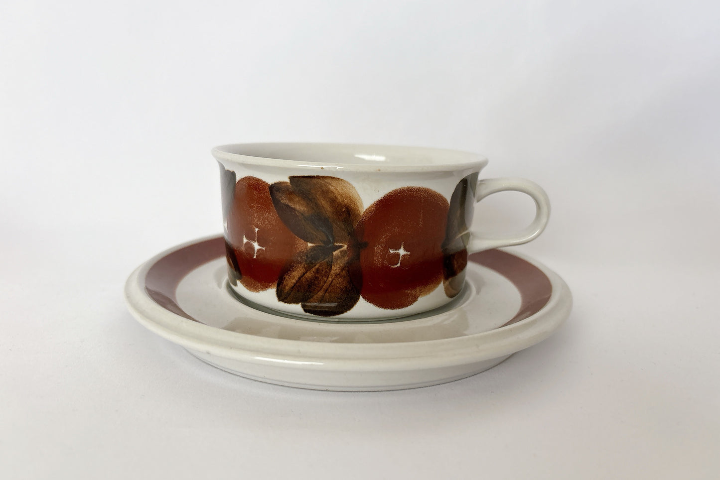 ARABIA Rosmarin カップ＆ソーサー《2客セット》｜静かな朝のぬくもりを分け合う器