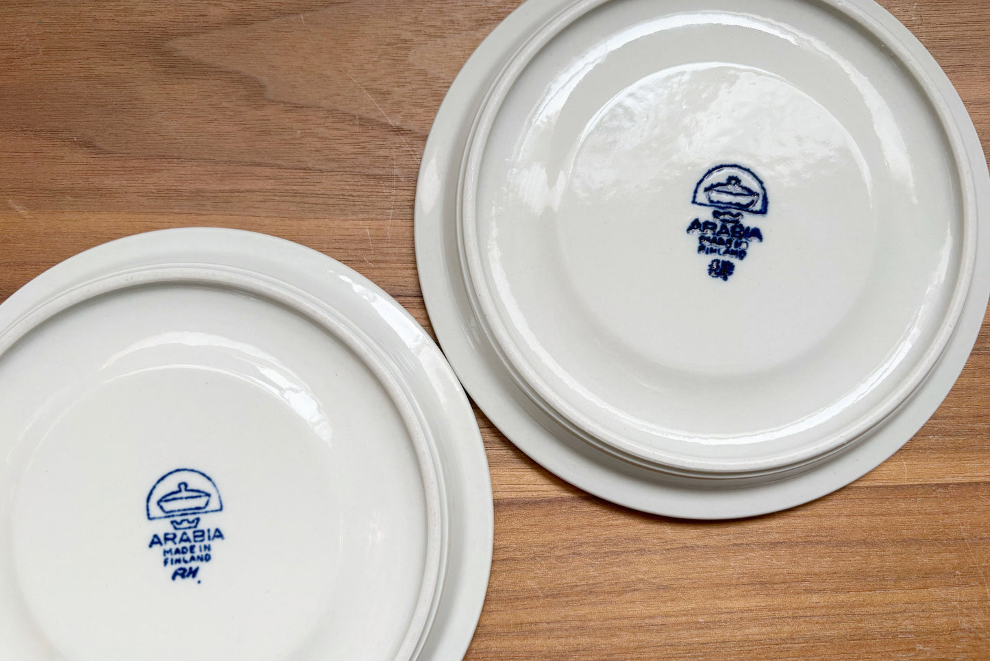 ARABIA Anemone カップ＆ソーサー 2客セット｜静かな時間を重ねるペア