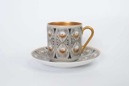 ARABIA Asta Demitasse Cup and Saucer