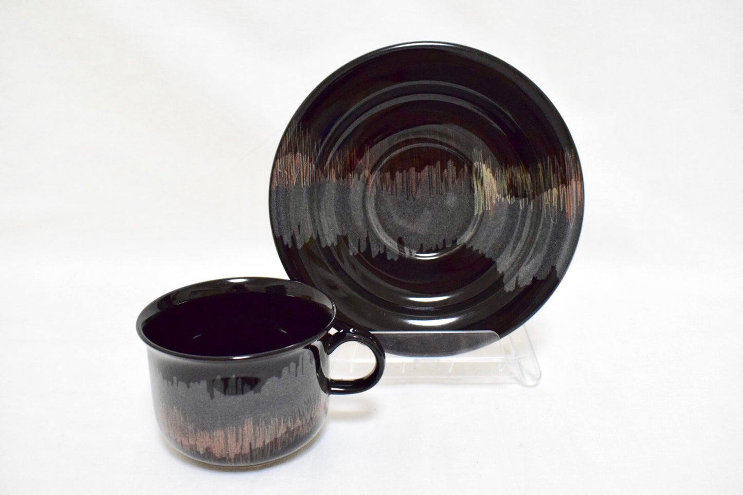 ARABIA Aurora Borealis Cup and Saucer