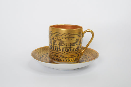 ARABIA Isolde Demitasse Cup and Saucer