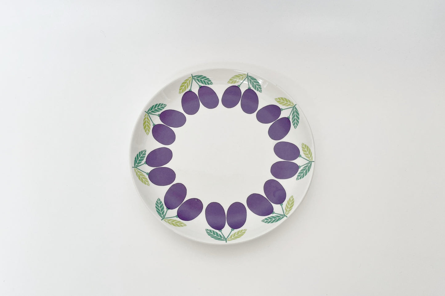 ARABIA Pomona Plate Plum