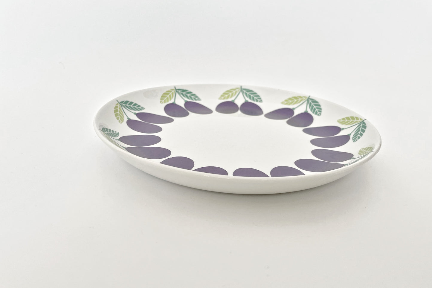 ARABIA Pomona Plate Plum