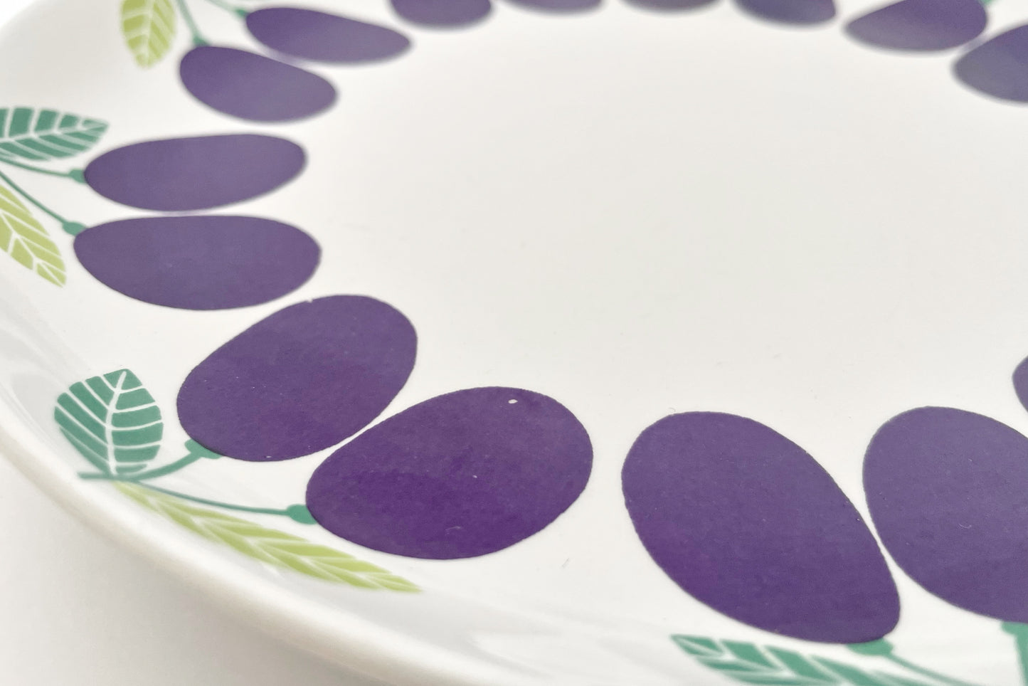 ARABIA Pomona Plate Plum