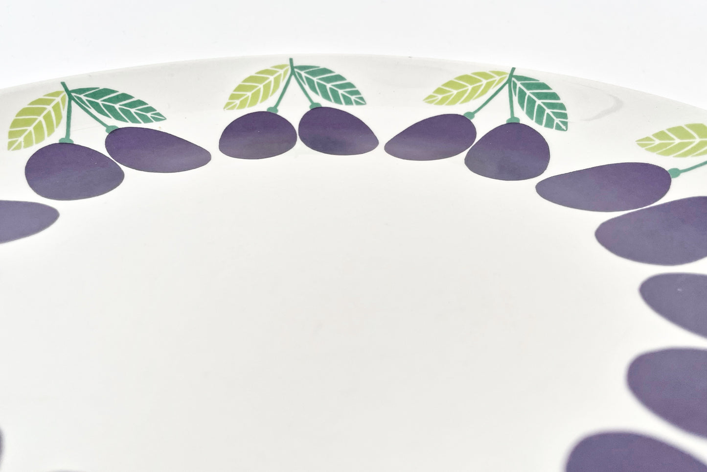 ARABIA Pomona Plate Plum