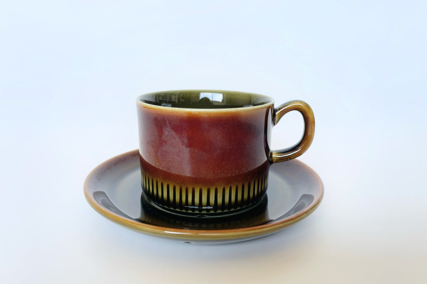 Gefle Oliv cup and saucer